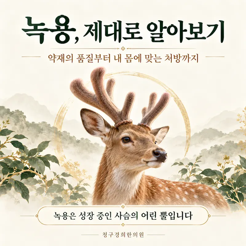 녹용, 제대로 알아보기